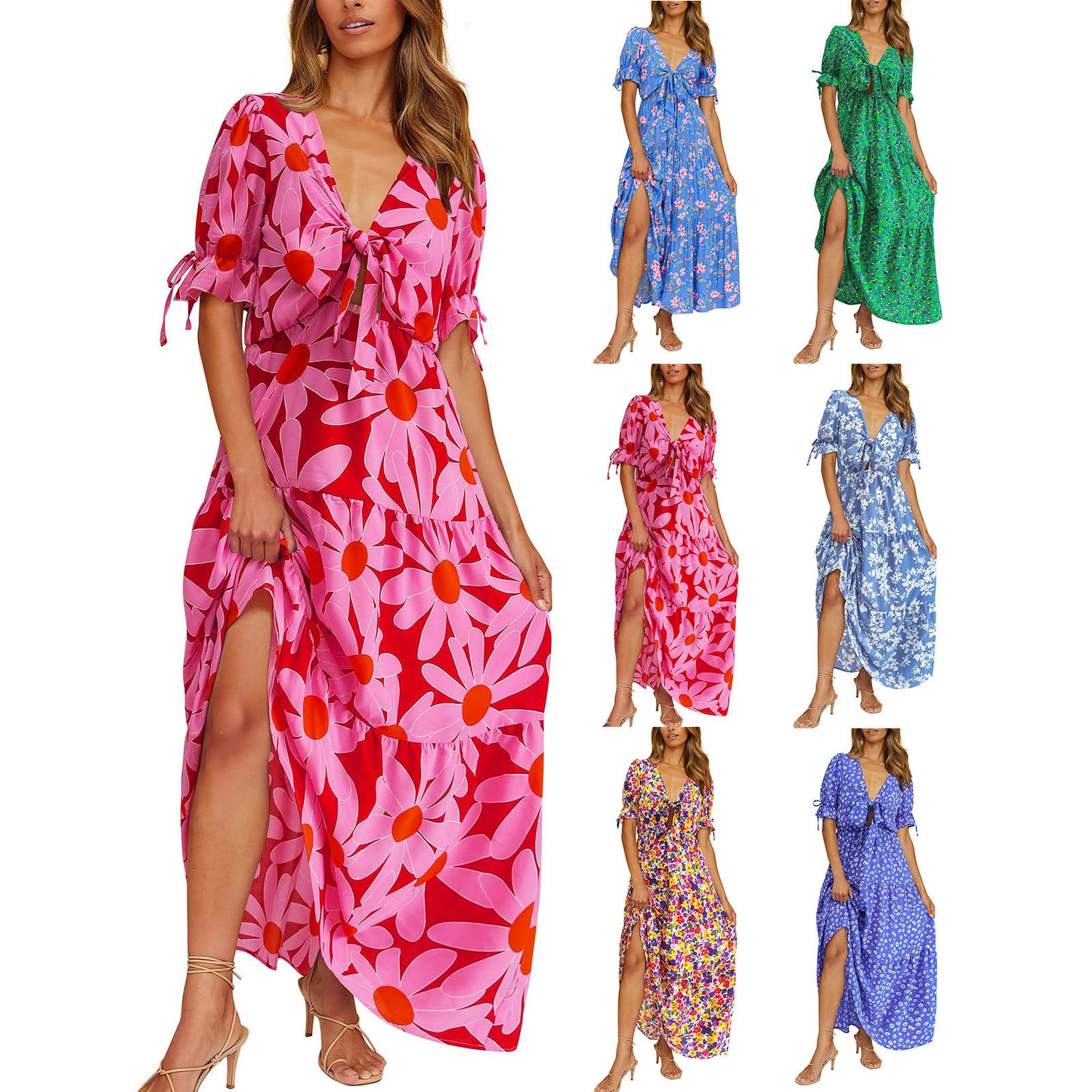 Fashion Women's Short Sleeve Dress