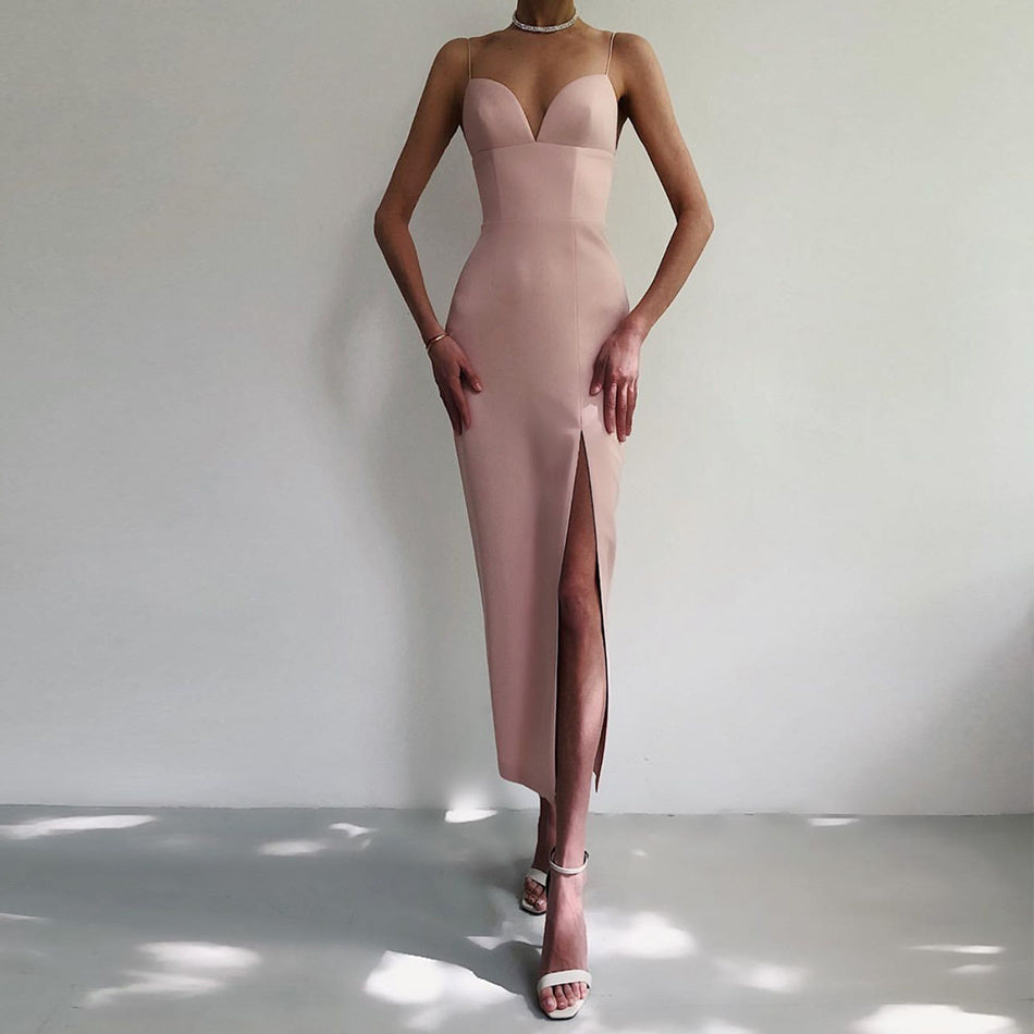 Waist suspender dress
