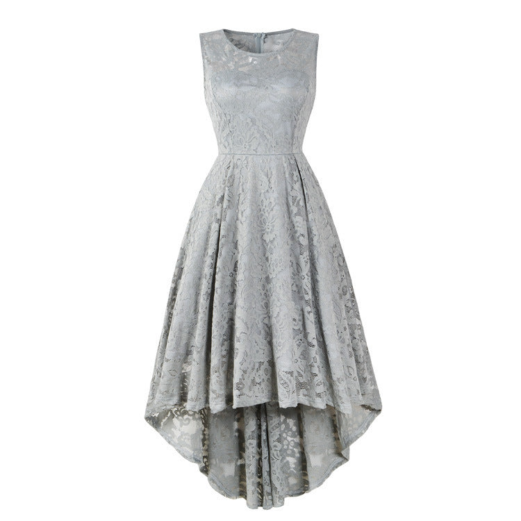Women's summer sleeveless lace dress