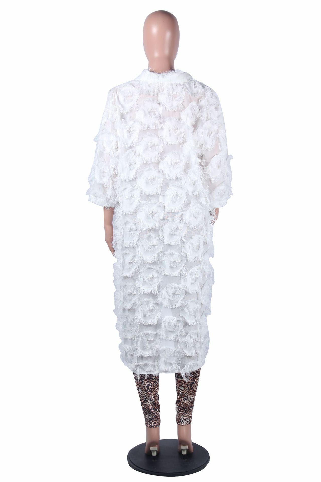 BN7025 European And American Fashion Women's Clothing Wholesale Loose Fluffy Dresses Fashionable And Noble And Graceful