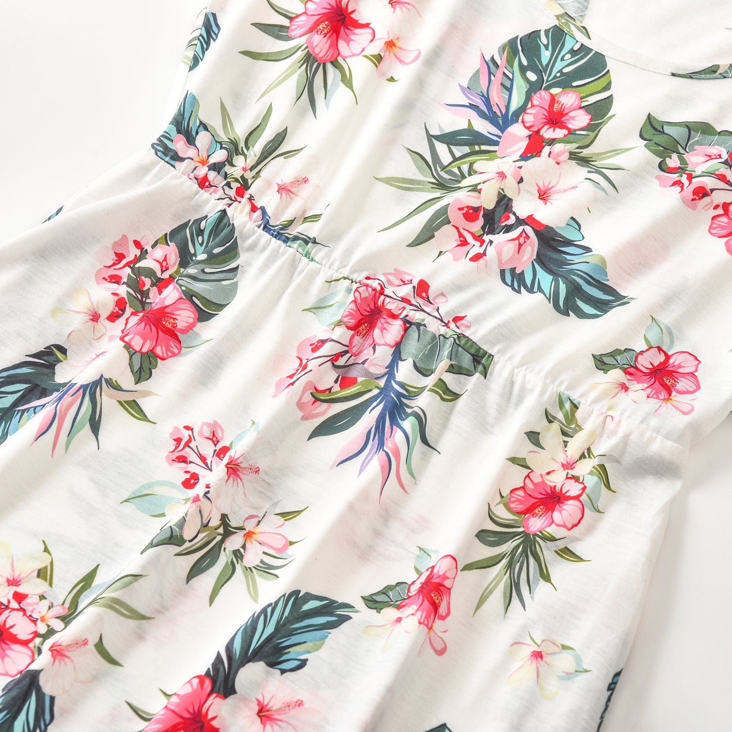 Parent-Child Wear Ebay Printed Mother And Daughter Dress Women's Sleeveless Long Skirt