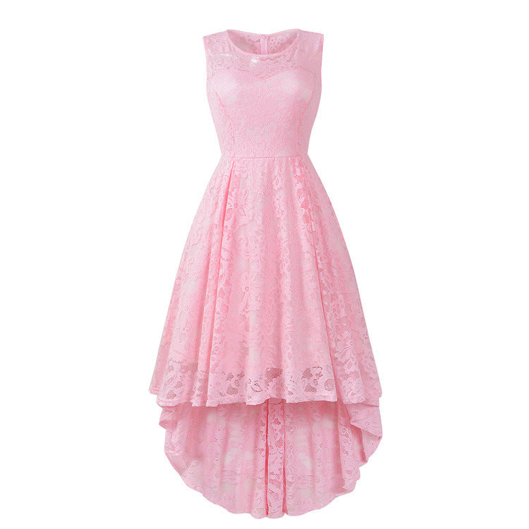 Women's summer sleeveless lace dress