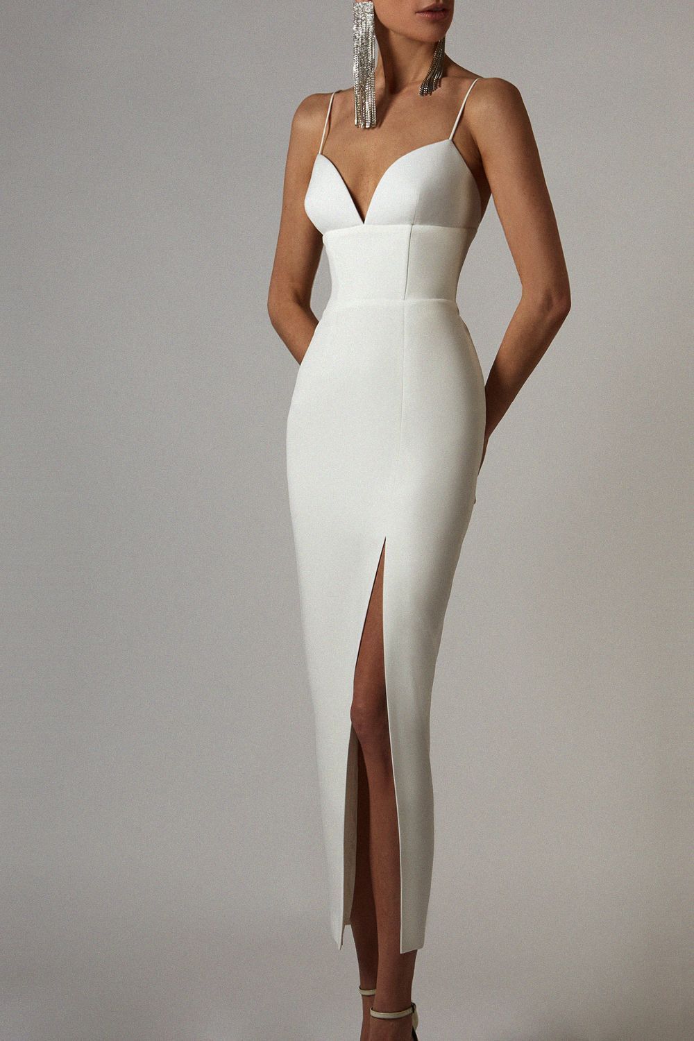 Waist suspender dress