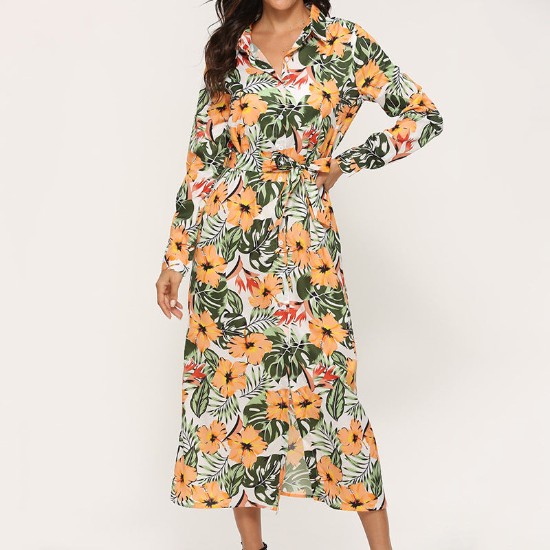 Chiffon Long Sleeve Shirt Chiffon Skirt