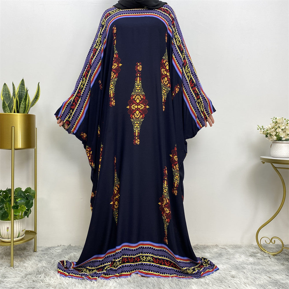 Abaya Sleeves Batwing Multicultural Dress Plus Size Women's Dresses