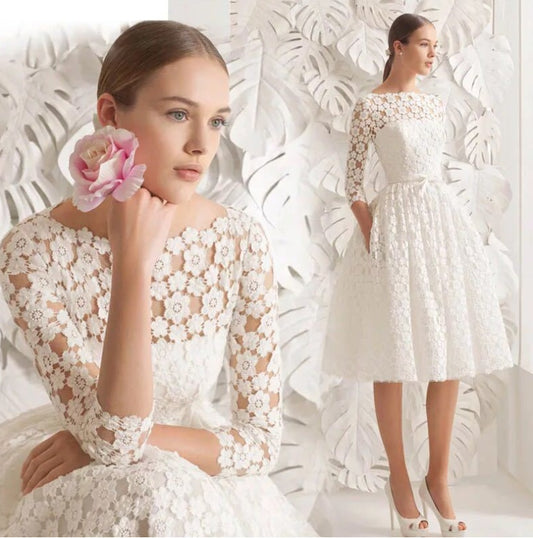 Spring new women's party ladies small sleeves popular white dress summer dress