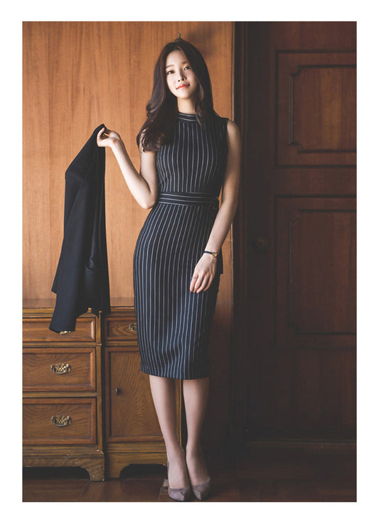 Women Black Office Dress