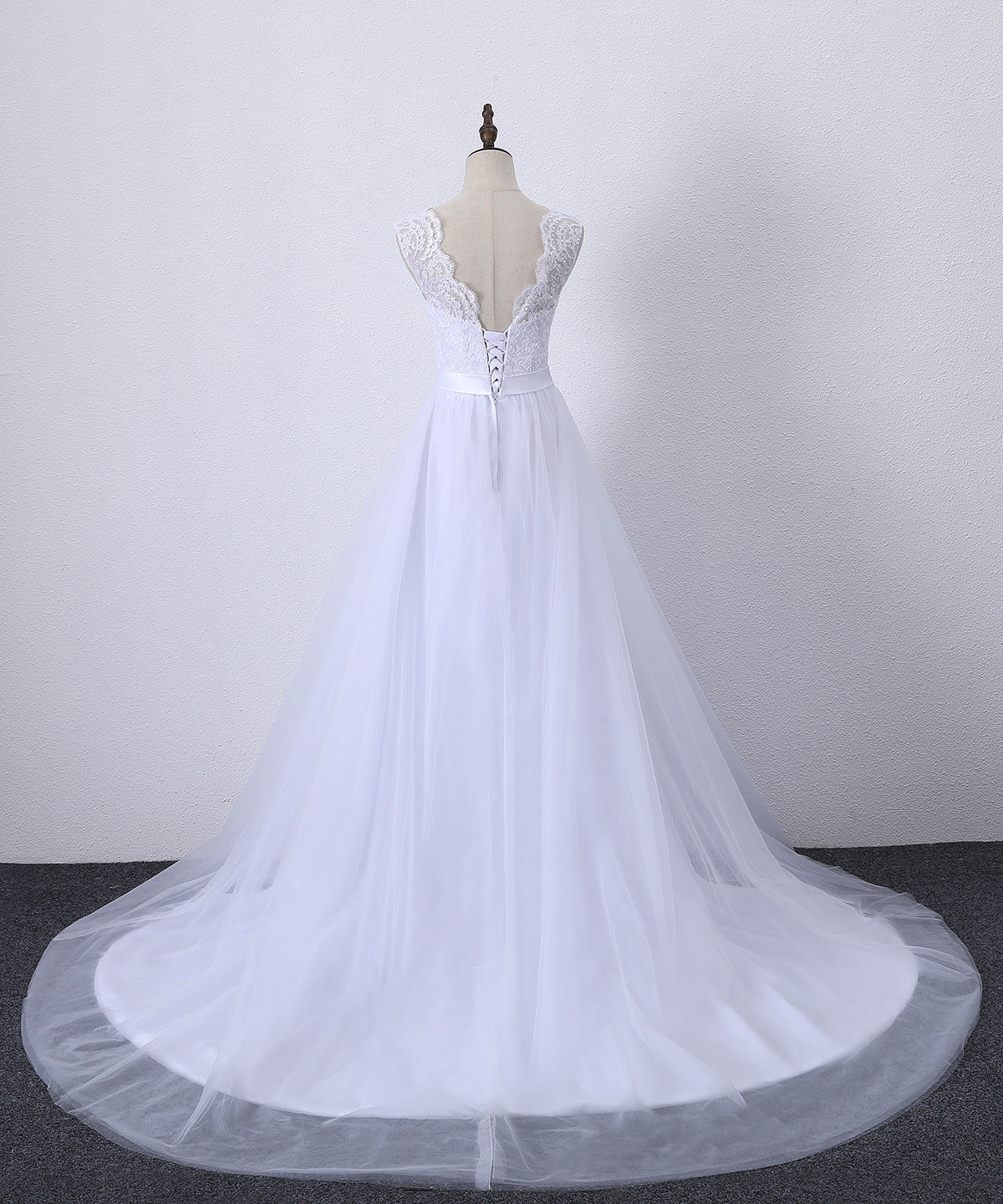 Ladies Party Dress Mid-length Noble White