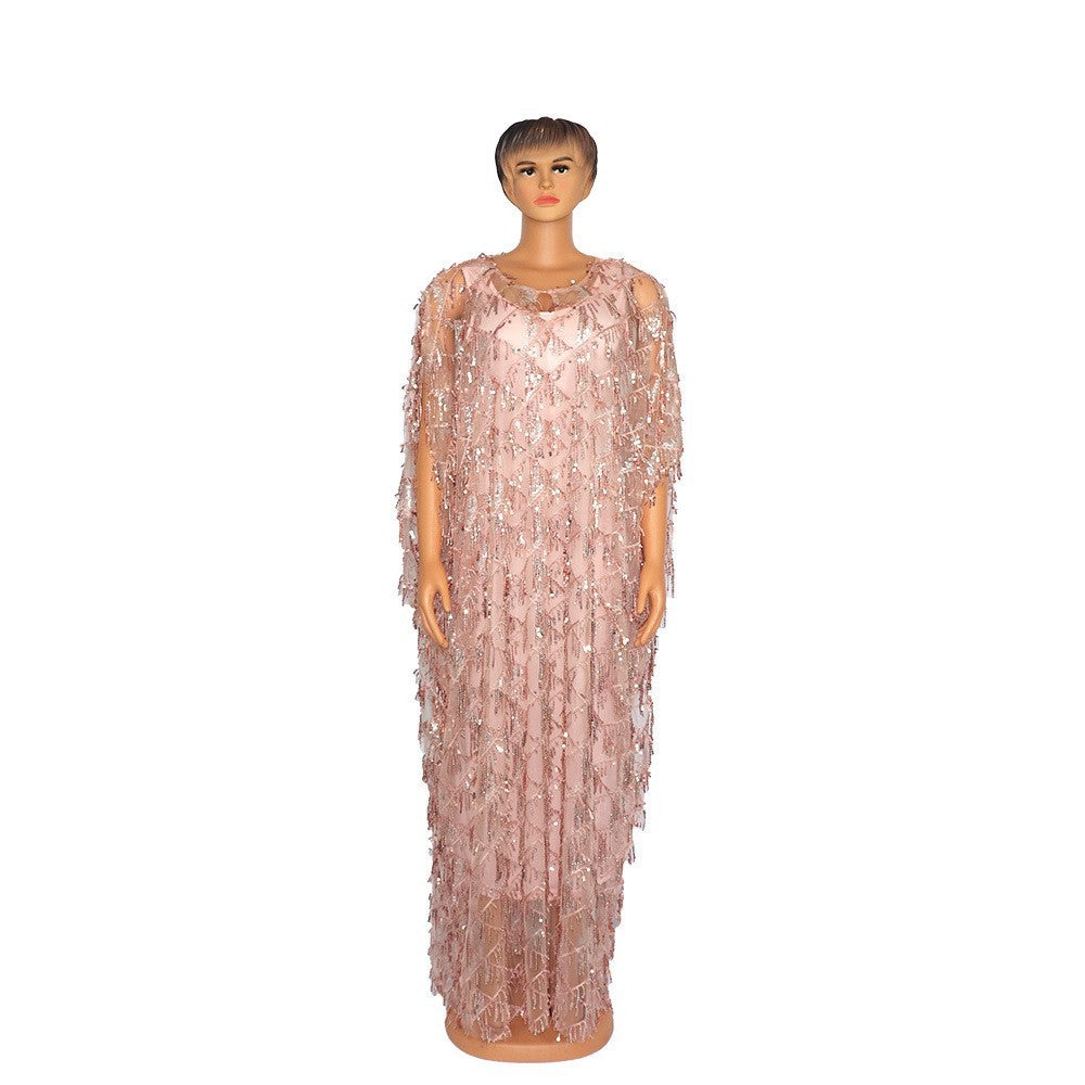 Fashion Quality Sequined Tassel Inner Skirt