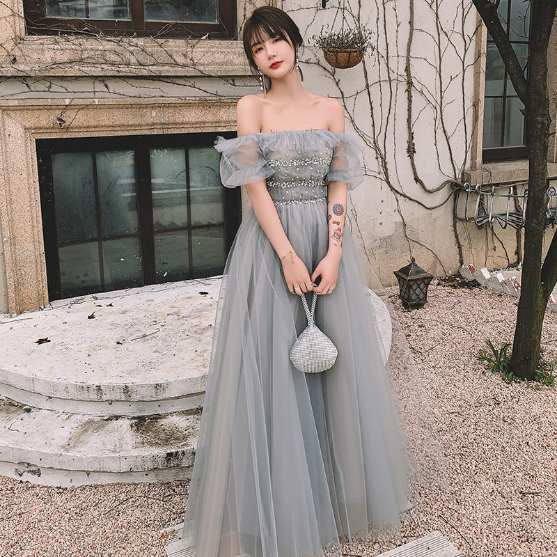 Dresses And Skirts Are Light And Extravagant Small High-end Banquet Temperament Fairy Famous Ladies