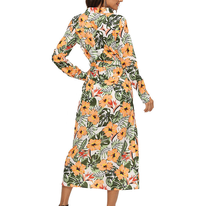 Chiffon Long Sleeve Shirt Chiffon Skirt