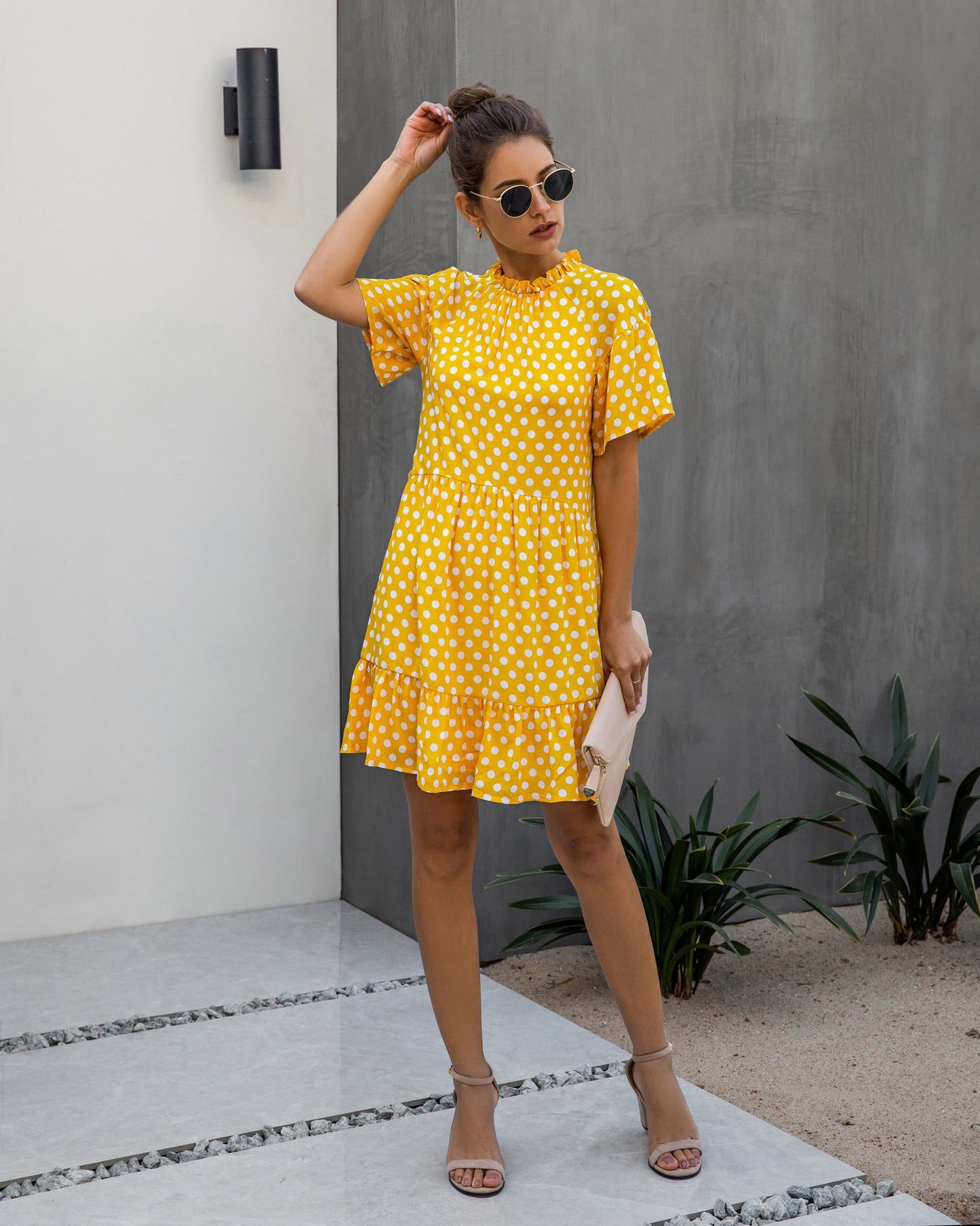 Summer Fashion Polka Dot Women's Clothing Dress