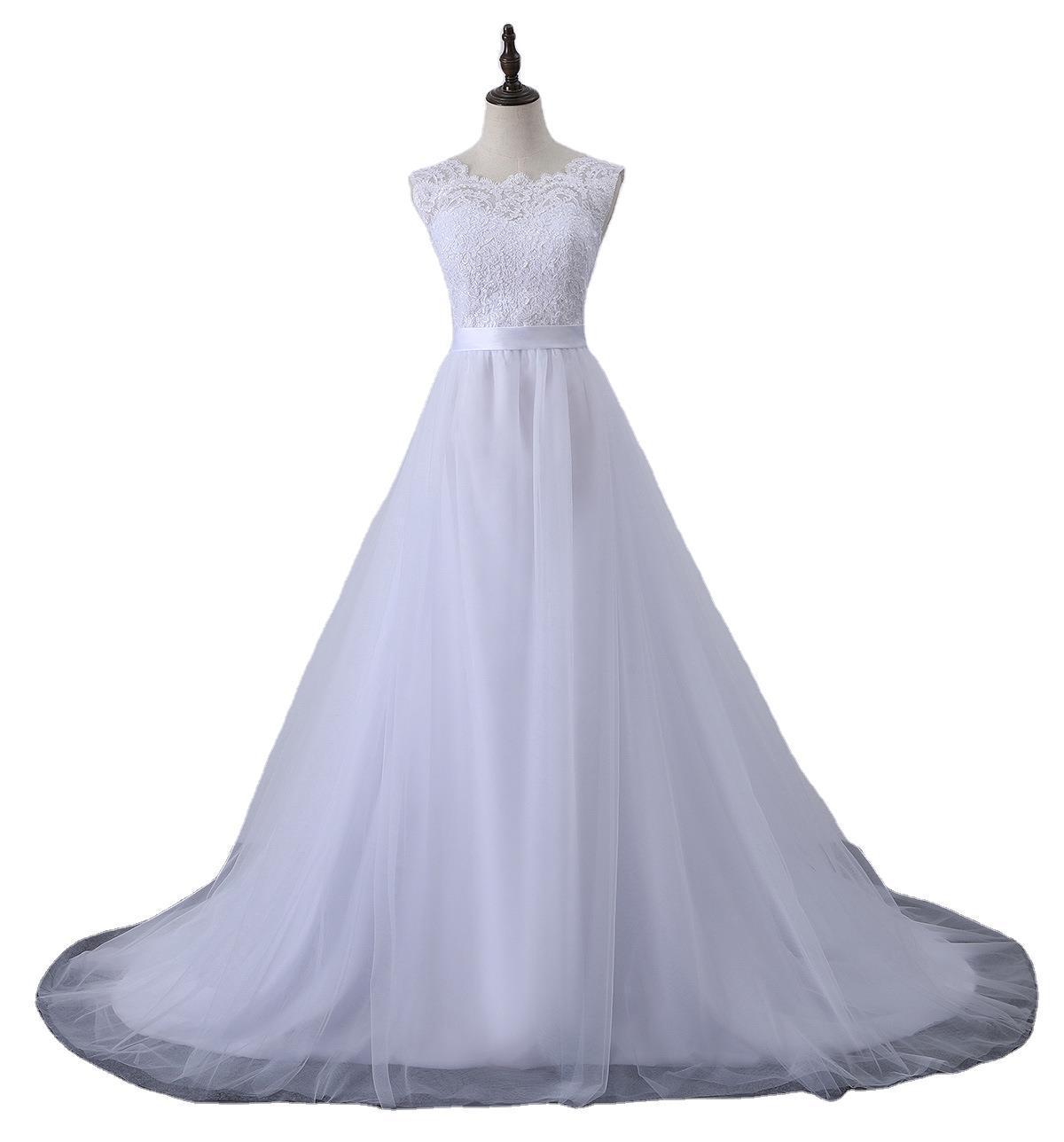 Ladies Party Dress Mid-length Noble White