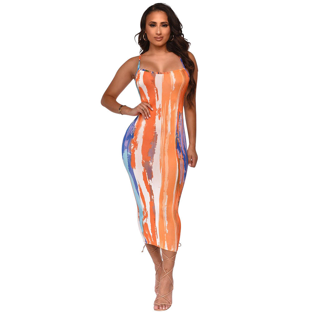 Digital Printing Tight One-step Skirt
