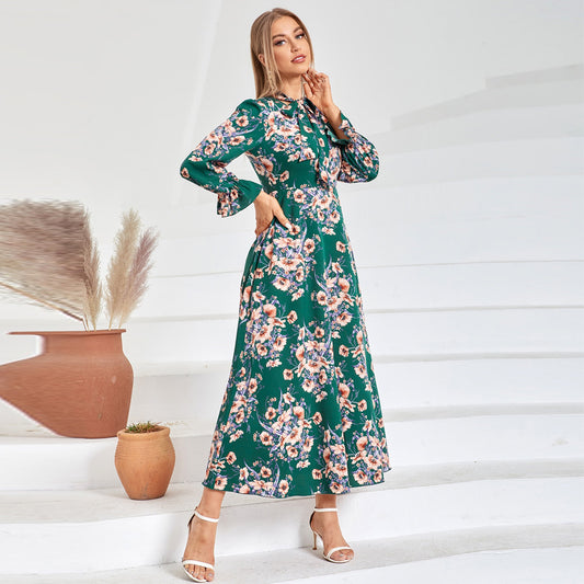 Women's Fashionable Casual Elegant High Waist Dress