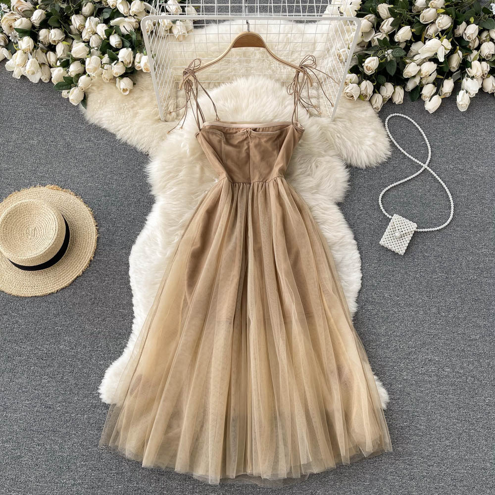 Ladies Fashion Slim Fit Mid Length Dress