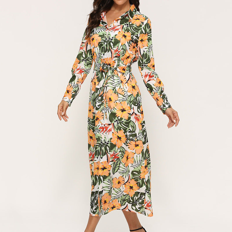 Chiffon Long Sleeve Shirt Chiffon Skirt