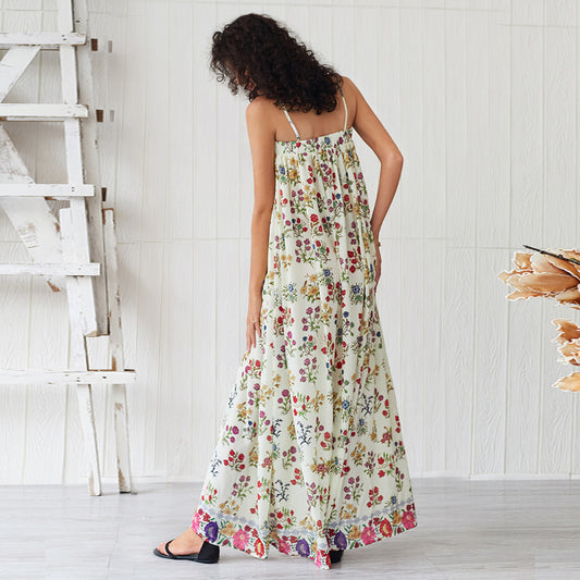 Baggy Floral Print Dress