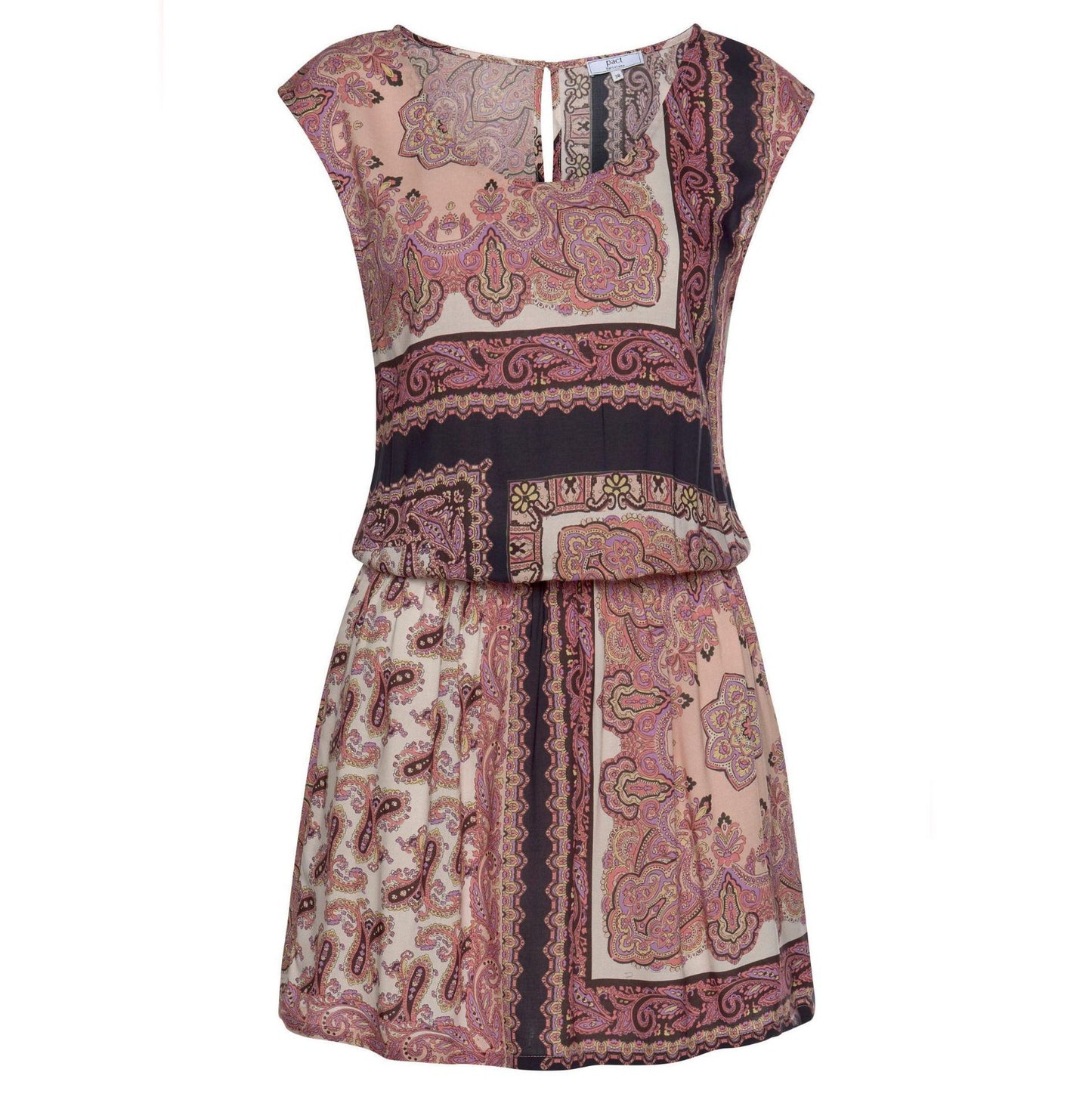 Boho chic summer Stitching Print Dress