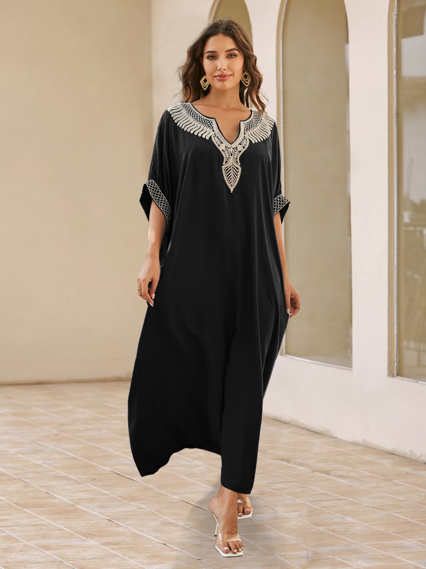 Women's Rope Embroidered Vacation Beach Blouse