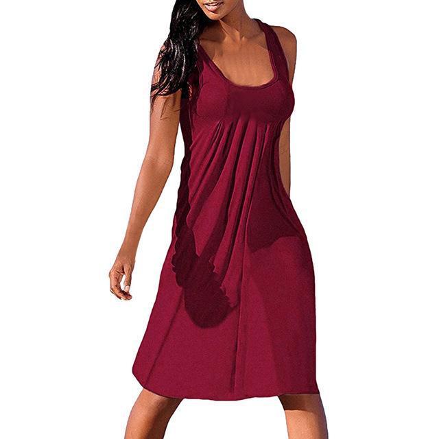 Beach Boho Casual Mini Dress2019