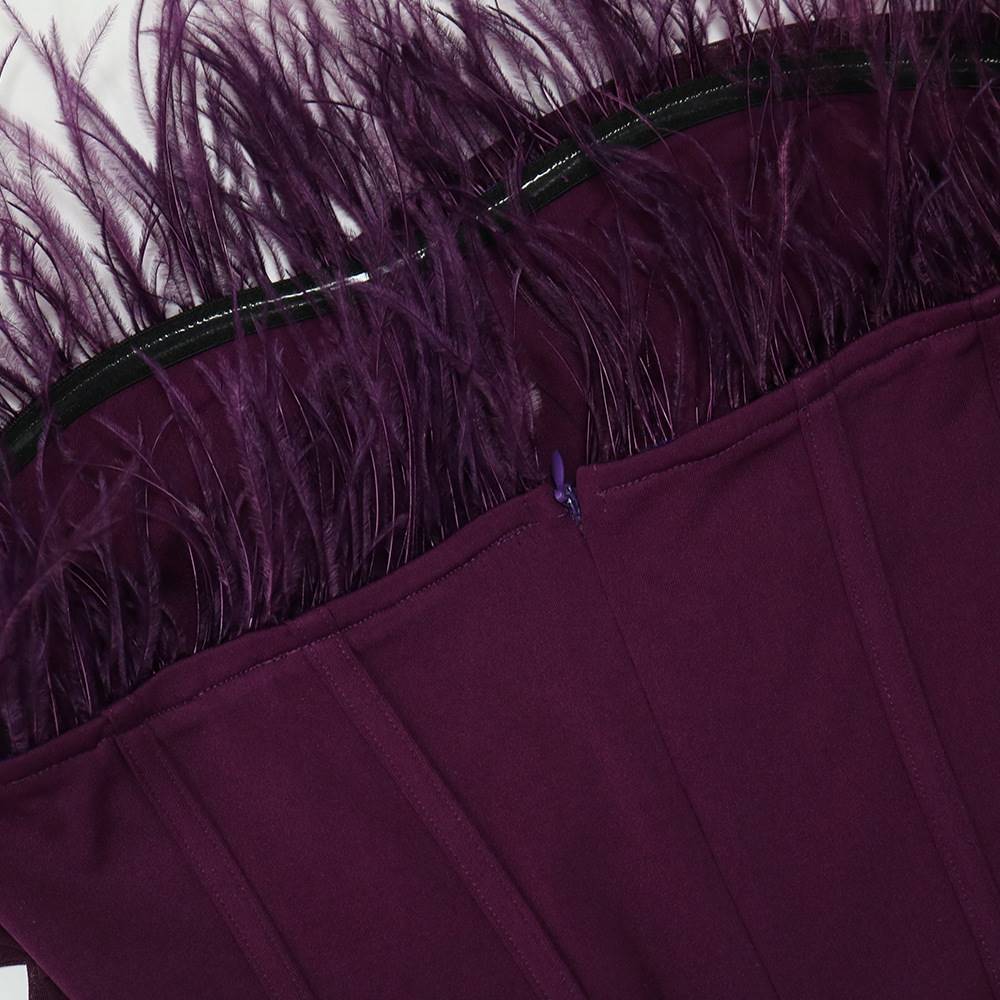 Women's Mid-length Knitted Feather Dress