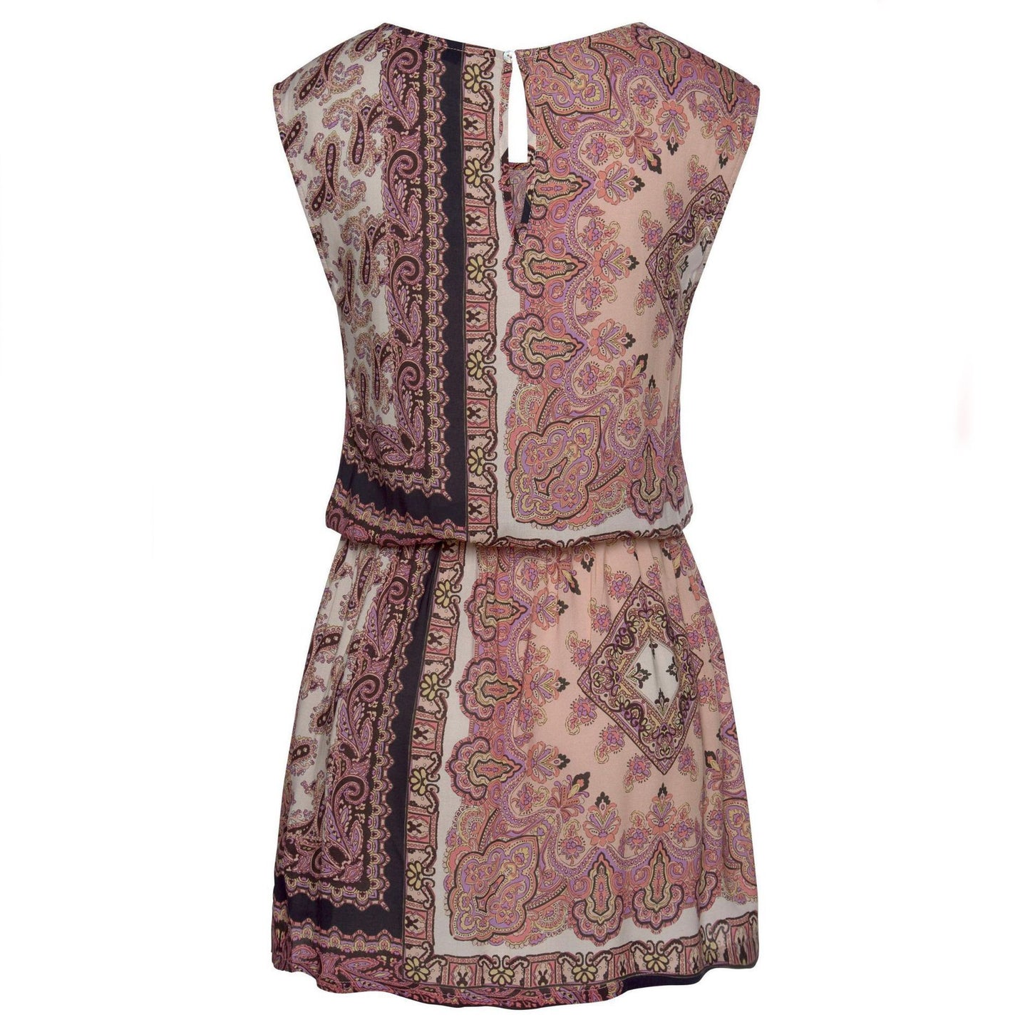 Boho chic summer Stitching Print Dress