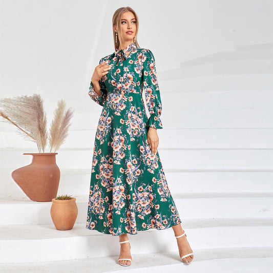 Women's Fashionable Casual Elegant High Waist Dress