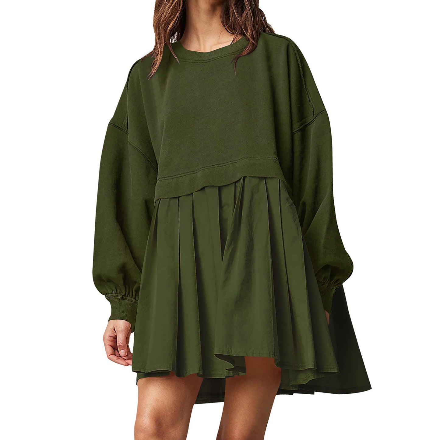 Sweater Dress Autumn And Winter New Women's Fake Two Pieces