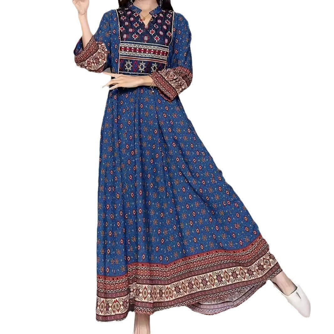 Women's Fashion Personality New Ethnic Style Dress