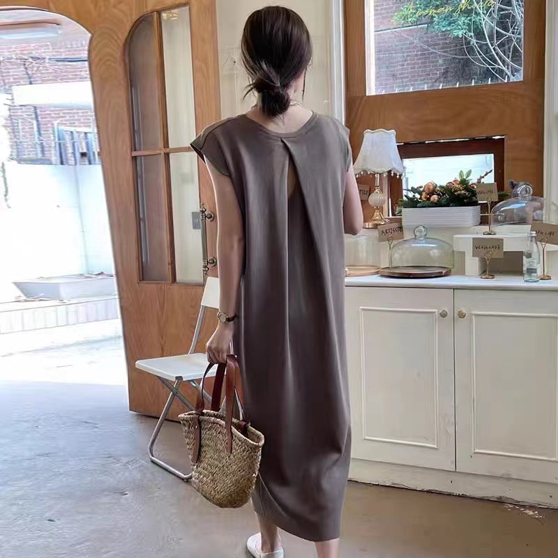 New Design Sense Loose Casual Maternity Dress