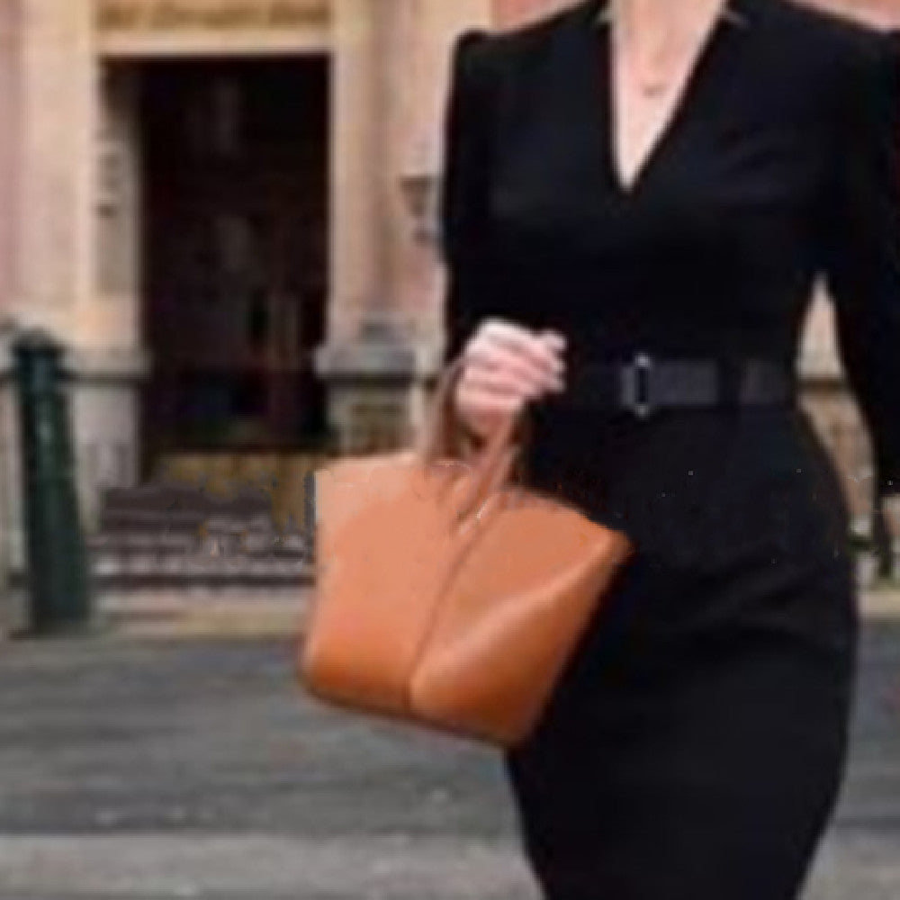 Business Wear Temperament Goddess Style Dress Women's Spring And Autumn Fashion Half Sleeve
