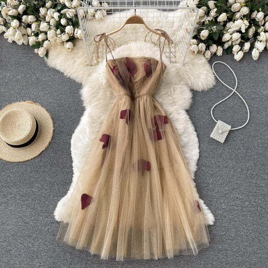Ladies Fashion Slim Fit Mid Length Dress