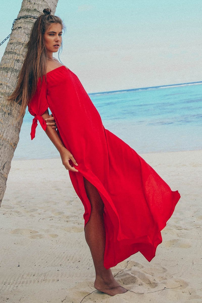Sexy One Shoulder Irregular Split Split Dress