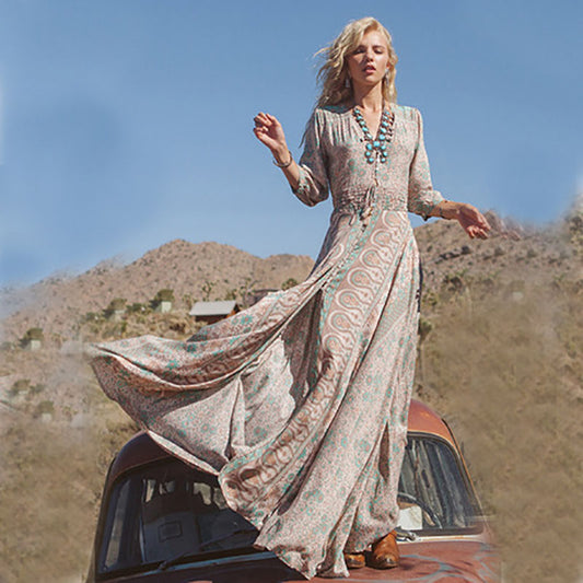 Boho Beautifu Summer Dresses Popular In Europe style