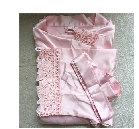 Custom Name Lace Satin Kimono Robes Personalized Wedding Bridal Party Sister Mother Of Bride Robe Bridesmaid Gift