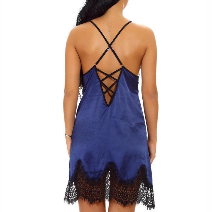Sexy Criss Cross Back Long Dresses Babydolls