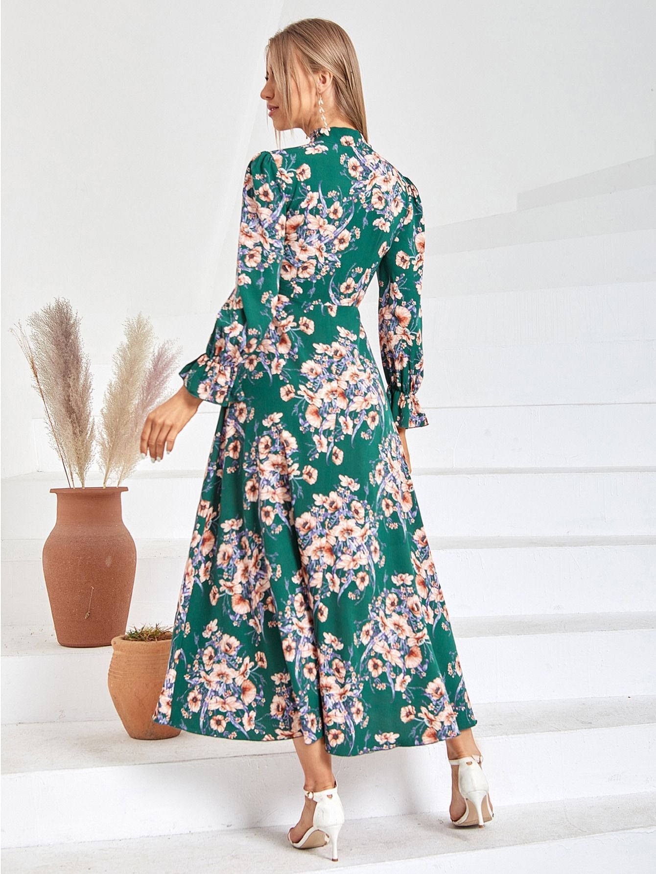 Women's Fashionable Casual Elegant High Waist Dress