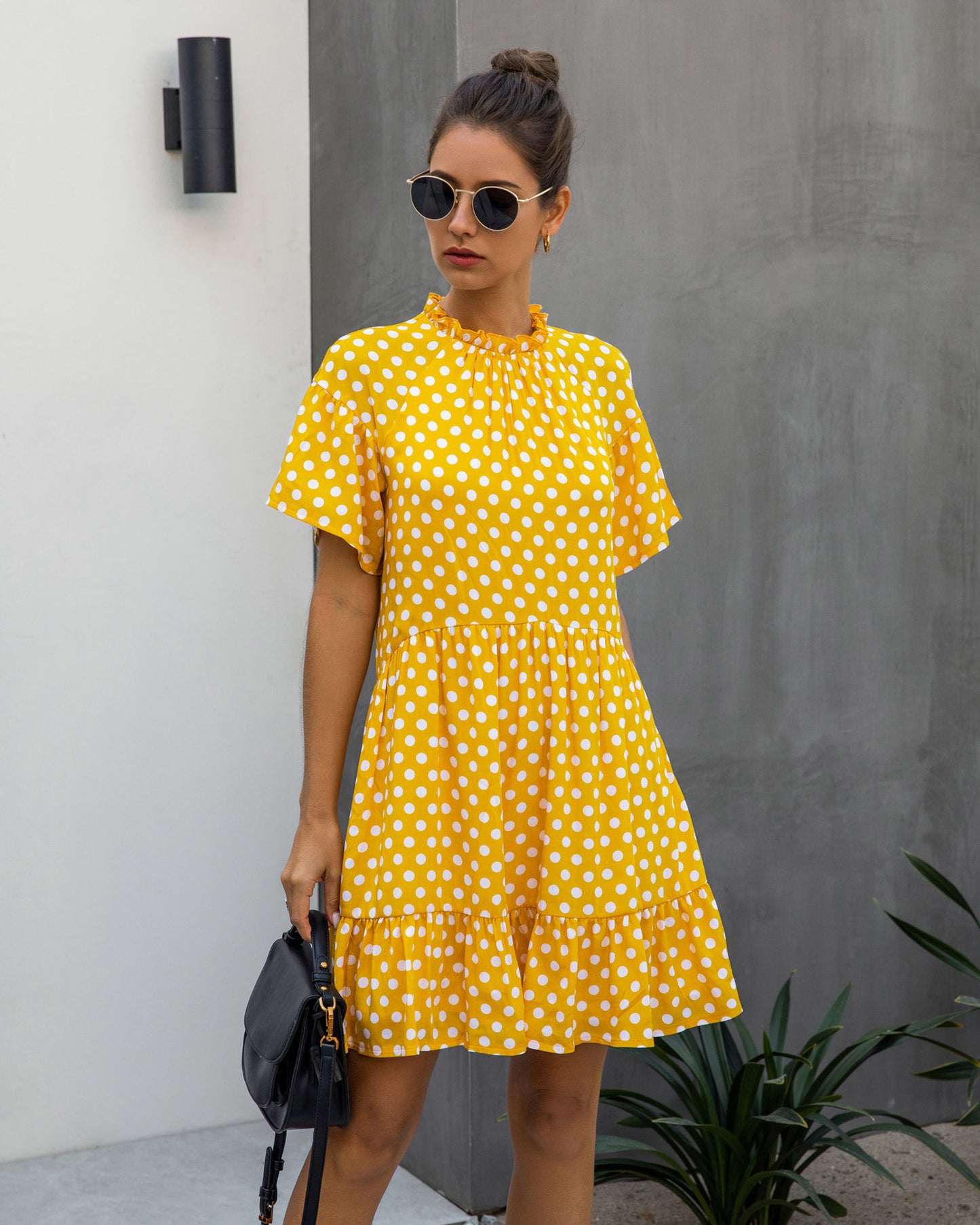 Summer Fashion Polka Dot Women's Clothing Dress