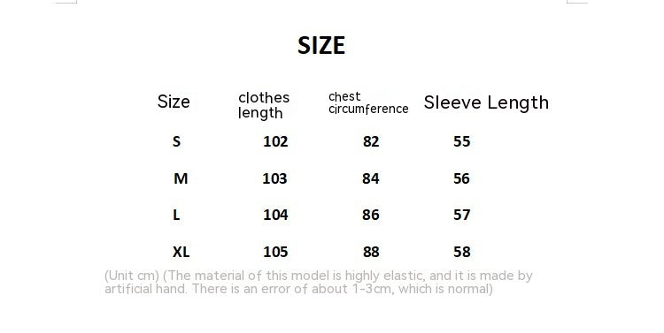 Knitted Dress Woolen Skirt Medium Base Ride Overknee Dress