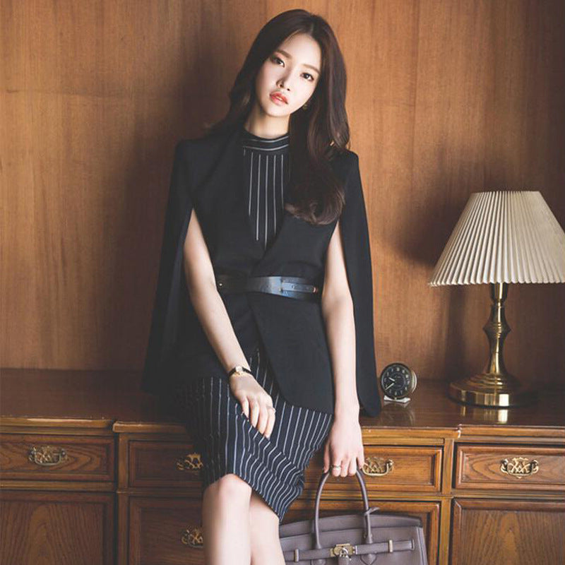 Women Black Office Dress