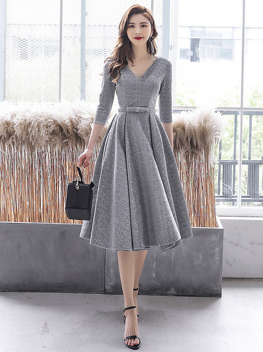 Women's Fashion Temperament Mid-length Birthday Dress