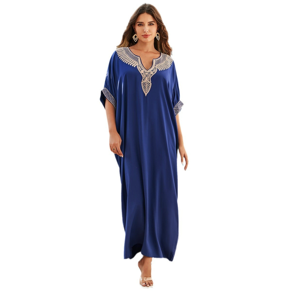 Women's Rope Embroidered Vacation Beach Blouse