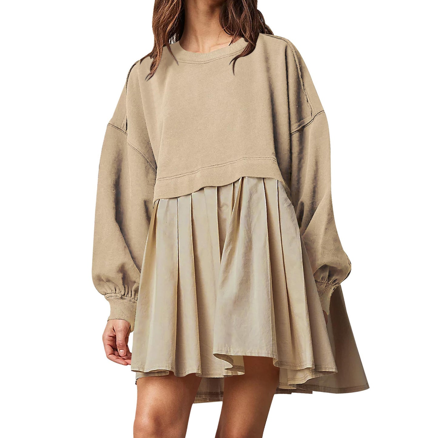 Sweater Dress Autumn And Winter New Women's Fake Two Pieces