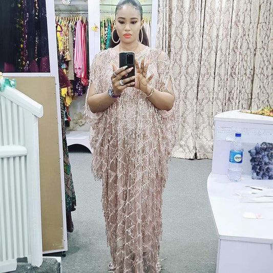 Fashion Quality Sequined Tassel Inner Skirt