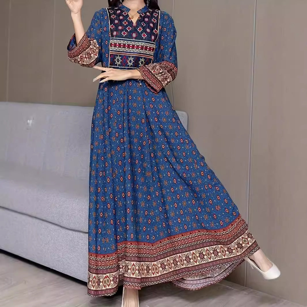 Women's Fashion Personality New Ethnic Style Dress