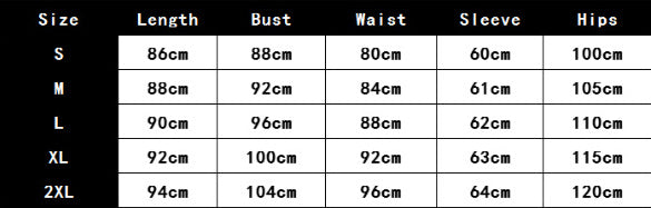 Women's Fashion Multi-color Mid-length Dress