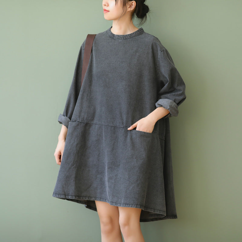 Ladies Fashion Mid Length Casual Dress