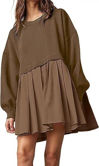 Sweater Dress Autumn And Winter New Women's Fake Two Pieces