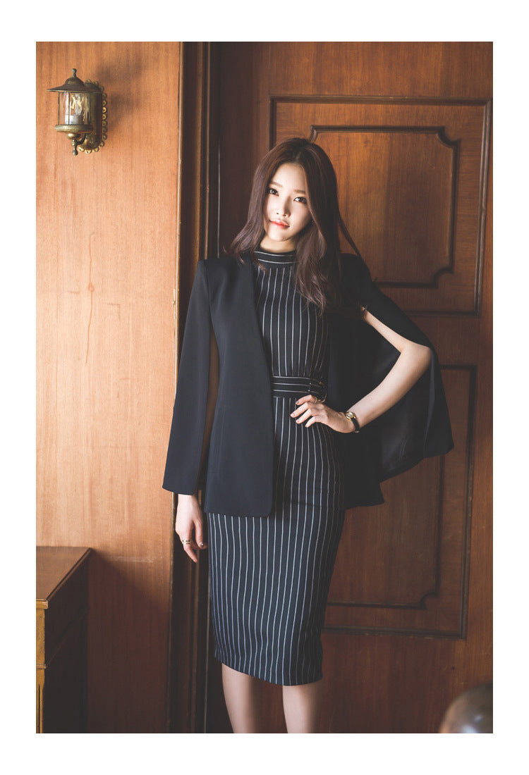 Women Black Office Dress